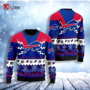 Buffalo Bills Ugly Sweater, 3D Ugly Xmas Sweater, Unique Gifts For Christmas  