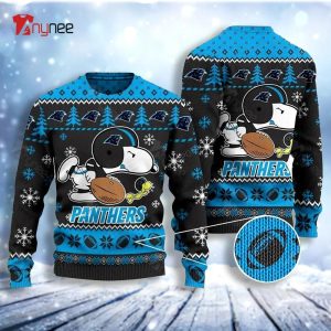 Snooppy Jacksonville Jaguars Ugly Christmas Sweater - Lelemoon