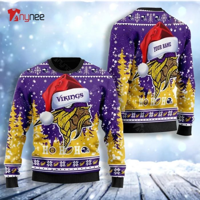 Best Selling Product] Minnesota Vikings Knitting Pattern Ugly Christmas  Sweater 3D